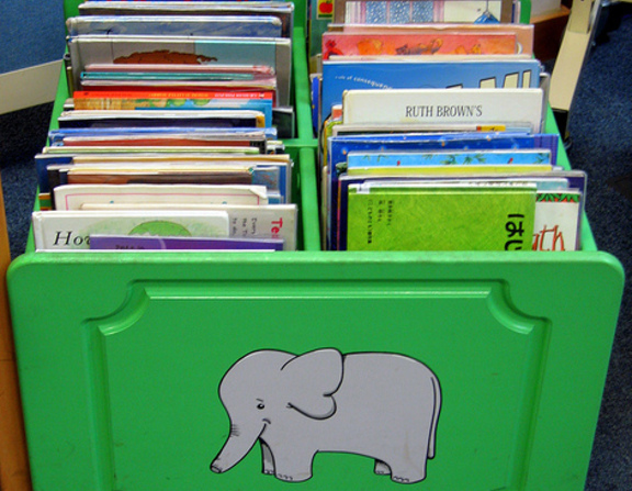 Large elephant book box