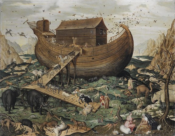 Large 1146px noah s ark on mount ararat by simon de myle  1 