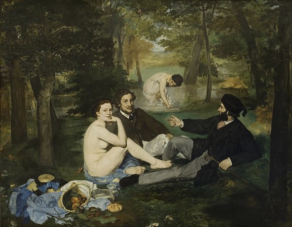 Large 1158px edouard manet   luncheon on the grass   google art project